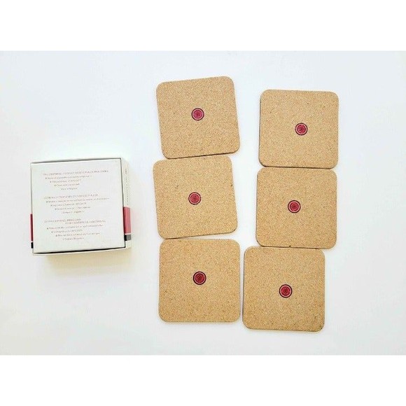 Vintage Pimpernel Made in England "Tall Ships" Cork Back 6 Coasters w/ Box 1990s - Picture 3 of 3